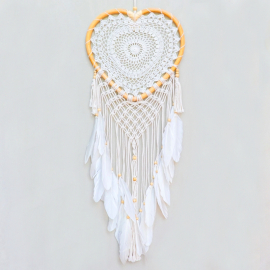 Produktbild: XXL Macrame Heart Dream Catcher Bellezza XXL Macrame Heart Dream...