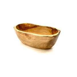 Produktbild: Small tapas bowl made of untreated olive wood Small tapas bowl made of untreated olive wood