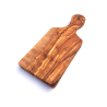 Small and extra thick olive wood cutting board