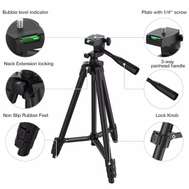 Produktbild: Tripod Stativ Halterung mit Bluetooth Fernbedienung Tripod Stativ Halterung mit Bluetooth Fernbedienung