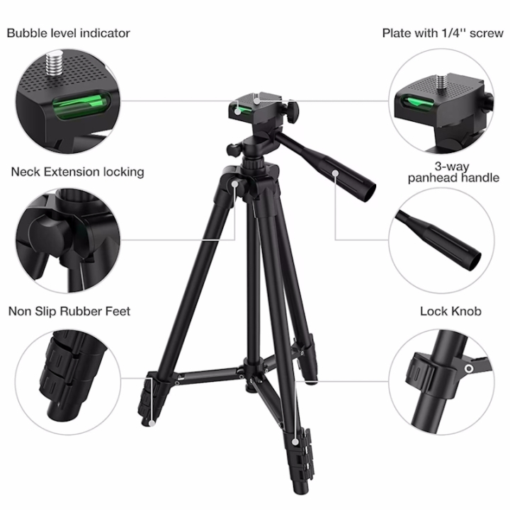 Tripod Stativ Halterung mit Bluetooth Fernbedienung