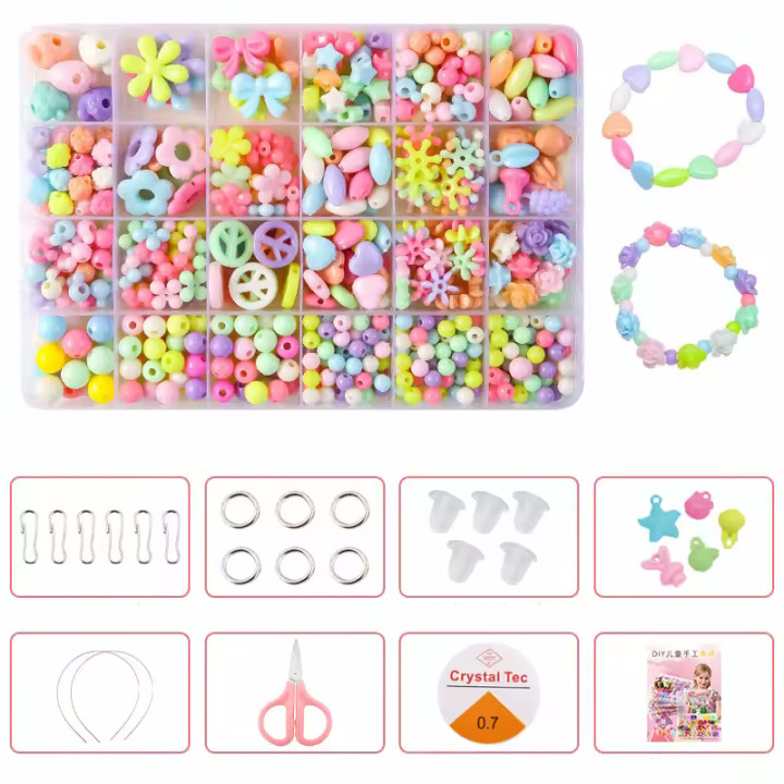 Kit créatif de bricolage pour filles avec des pendentifs