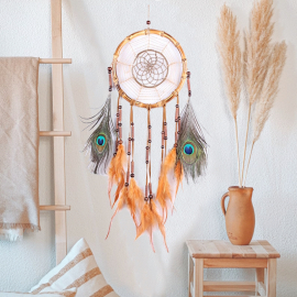 Dreamcatcher Naturale with real bamboo ring