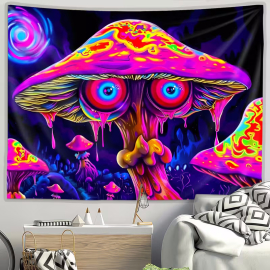 Schwarzlicht Wandtuch –...