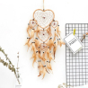 Light Brown Heart Dream Catcher Valentino with 5 Rings