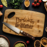 Grillfather bamboo chopping board for grill masters and cooks