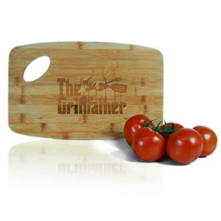Grillfather bamboo chopping board for grill masters and cooks
