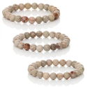 Maifan-Steinarmband aus echtem Naturstein für Sie und Ihn