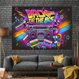Stylish colorful 80s XXL...