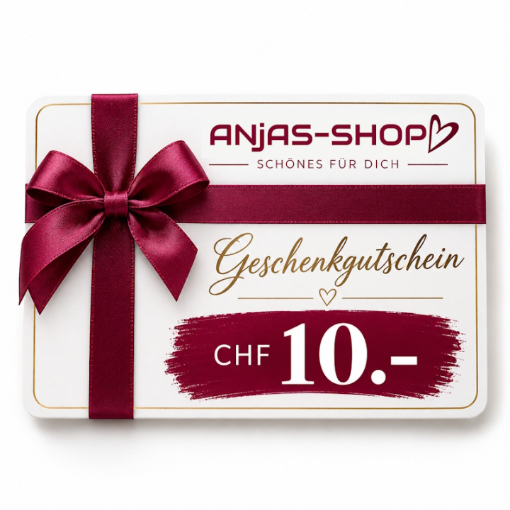 Geschenkgutschein CHF 10 – sofort per E-Mail | ANjAS-SHOP