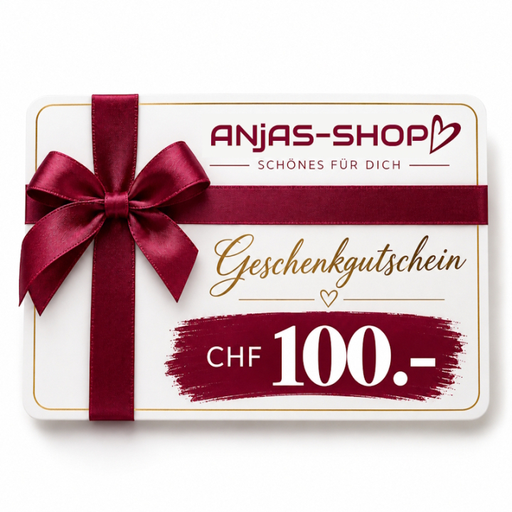 Buono regalo CHF 100 – subito via e-mail | ANjAS-SHOP