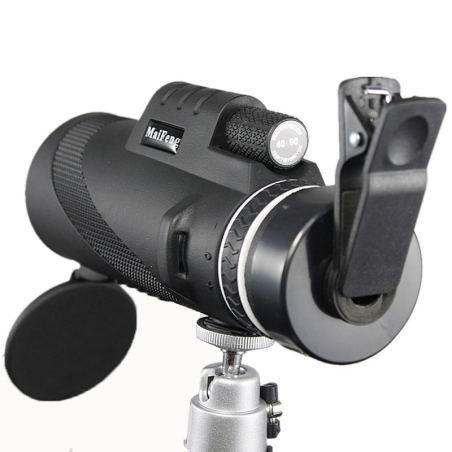Universal Handy Monokular Teleskop Objektiv 10-fach Zoom und Stativ  - 10