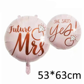 Produktbild: Grosser pinker Hochzeitsballon Lei ha detto sì Grande palloncino nuziale rosa