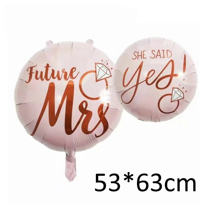 Large pink wedding balloon - 2