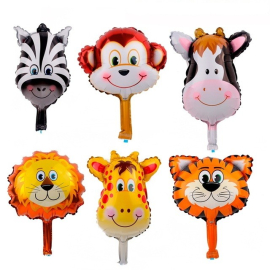 Produktbild: Lot de 6 ballons de fête avec des animaux rigolos Lot de 6 ballons de fête avec des animaux rigolos