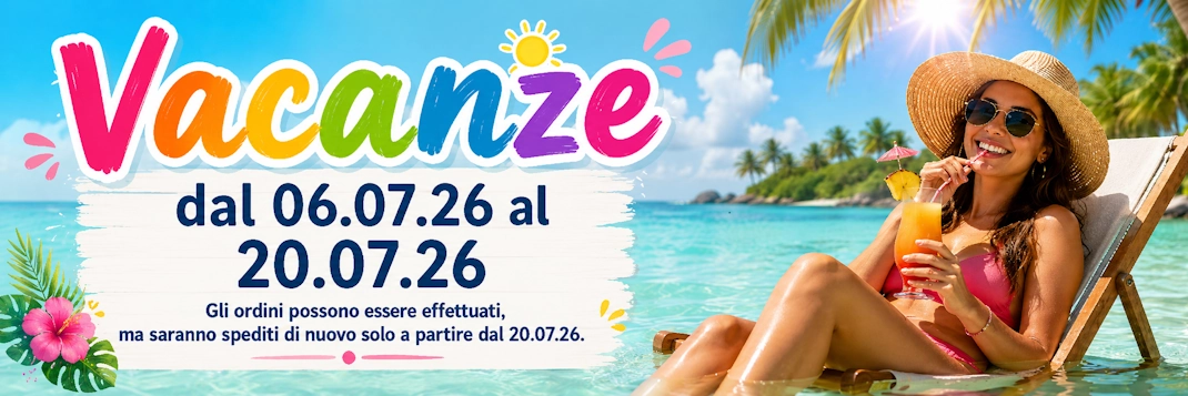 Vacanze dal 06.07.26 al 20.07.26