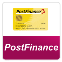 PostCard und E-Finance von PostFinance Bild von PostCard und E-Finance